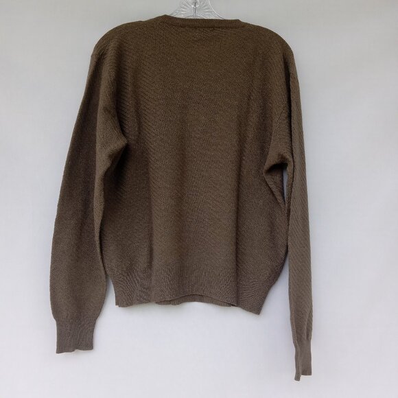Gianfranco Ruffini VTG Alpaca Wool Sweater Italy Old Money Eclectic Grandpa Sz.L - Picture 2 of 5